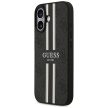 Guess 4G Printed Stripes MagSafe iPhone 17 tok, fekete
