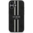 Guess 4G Printed Stripes MagSafe iPhone 17 tok, fekete