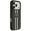 GUESS case IPHONE 17 Pro MagSafe GUHMP17LP4RPSK (4G Printed Stripes) tok, fekete