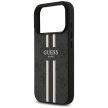GUESS case IPHONE 17 Pro MagSafe GUHMP17LP4RPSK (4G Printed Stripes) tok, fekete