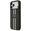 GUESS case IPHONE 17 Pro Max MagSafe GUHMP17XP4RPSK (4G Printed Stripes) tok, fekete