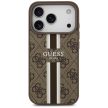 GUESS iPhone 17 Pro MagSafe GUHMP17LP4RPSW (4G Printed Stripes) tok, barna
