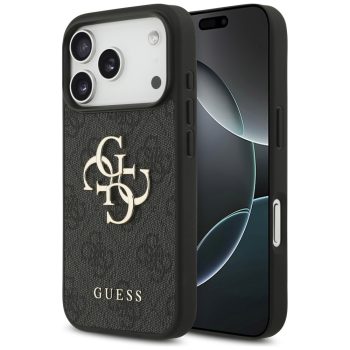 Guess 4G Big Logo iPhone 17 Pro tok, fekete