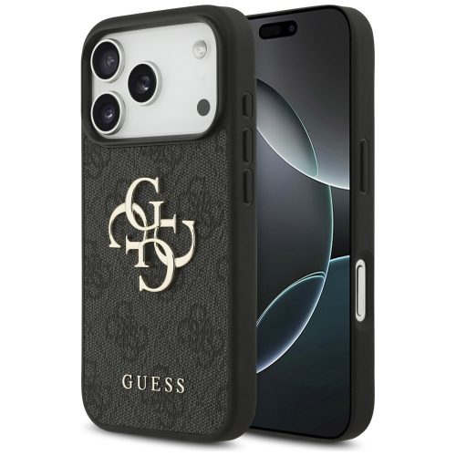 Guess 4G Big Logo iPhone 17 Pro tok, fekete