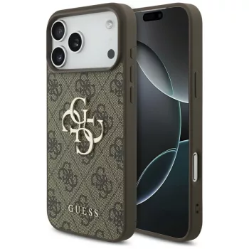 Guess 4G Big Logo iPhone 17 Pro Max tok, barna