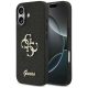 Guess Fixed Glitter Big 4G case iPhone 17 tok, fekete
