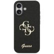 Guess Fixed Glitter Big 4G case iPhone 17 tok, fekete