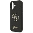 Guess Fixed Glitter Big 4G case iPhone 17 tok, fekete