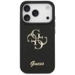 Guess Fixed Glitter Big 4G case iPhone 17 Pro tok, fekete
