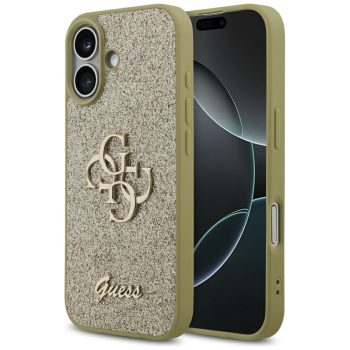 Guess Fixed Glitter Big 4G iPhone 17 tok, arany