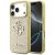 Guess Fixed Glitter Big 4G case iPhone 17 Pro tok, arany