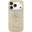 Guess Fixed Glitter Big 4G case iPhone 17 Pro tok, arany