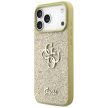 Guess Fixed Glitter Big 4G case iPhone 17 Pro Max tok, arany