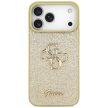 Guess Fixed Glitter Big 4G case iPhone 17 Pro Max tok, arany