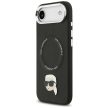 KARL LAGERFELD iPhone 17 Air MagSafe KLHMP17MPSMLRKLK (PU Karl Pin) tok, fekete