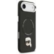 KARL LAGERFELD iPhone 17 Air MagSafe KLHMP17MPSMLRKLK (PU Karl Pin) tok, fekete