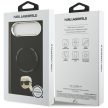 KARL LAGERFELD iPhone 17 Air MagSafe KLHMP17MPSMLRKLK (PU Karl Pin) tok, fekete