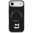 KARL LAGERFELD case IPHONE 17 Air MagSafe KLHMP17MPSMLRCHK (PU Choupette Pin) tok, fekete