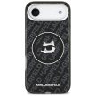 Karl Lagerfeld IML Choupette Head Logo MagSafe Case iPhone 17 Air tok, fekete