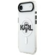Karl Lagerfeld IML Karl Sketch Logo MagSafe Case iPhone 17 Air tok, átlátszó