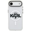 Karl Lagerfeld IML Karl Sketch Logo MagSafe Case iPhone 17 Air tok, átlátszó