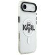 Karl Lagerfeld IML Karl Sketch Logo MagSafe Case iPhone 17 Air tok, átlátszó