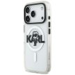 Karl Lagerfeld IML Karl Sketch Logo MagSafe Case iPhone 17 Pro tok, átlátszó