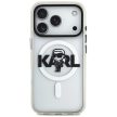 Karl Lagerfeld IML Karl Sketch Logo MagSafe Case iPhone 17 Pro tok, átlátszó