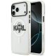 Karl Lagerfeld IML Karl Sketch Logo MagSafe Case iPhone 17 Pro Max tok, átlátszó