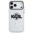 Karl Lagerfeld IML Karl Sketch Logo MagSafe Case iPhone 17 Pro Max tok, átlátszó