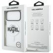 Karl Lagerfeld IML Karl Sketch Logo MagSafe Case iPhone 17 Pro Max tok, átlátszó