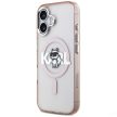 KARL LAGERFELD iPhone 17 MagSafe KLHMP17SHGCHGKBP (IML Choupette Sketch Logo) tok, rózsaszín