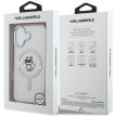 KARL LAGERFELD iPhone 17 MagSafe KLHMP17SHGCHGKBP (IML Choupette Sketch Logo) tok, rózsaszín