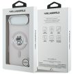 Karl Lagerfeld IML Choupette Sketch Logo MagSafe iPhone 17 Air tok, rózsaszín