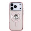 KARL LAGERFELD iPhone 17 Pro MagSafe KLHMP17LHGCHGKBP (IML Choupette Sketch Logo) tok, rózsaszín