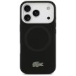 Lacoste HC Silicone Metal Logo MagSafe Case iPhone 17 Pro tok, fekete