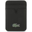 Lacoste Iconic Petit Pique MagSafe MagSafe tok + pénztárca iPhone 17 Pro, fekete