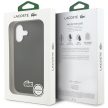 Lacoste Iconic Petit Pique Woven Logo MagSafe Case iPhone 17 tok, fekete
