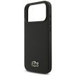 Lacoste Iconic Petit Pique Woven Logo MagSafe Case iPhone 17 Pro Max tok, fekete