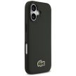 Lacoste Iconic Petit Pique Woven Logo MagSafe case iPhone 17 tok, zöld