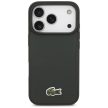 Lacoste Iconic Petit Pique Woven Logo MagSafe case iPhone 17 Pro tok, zöld
