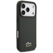 Lacoste Iconic Petit Pique Woven Logo MagSafe case iPhone 17 Pro tok, zöld