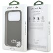 Lacoste Iconic Petit Pique Woven Logo MagSafe case iPhone 17 Pro tok, zöld