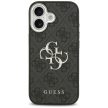 GUESS iPhone 17 GUHCP17SP4G4SMCK (4G PU Leather Case with Big 4G and Classic Logo Metal Camera Frame) tok, fekete