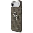 GUESS iPhone 17 Air GUHCP17MP4G4SMCW (4G PU Leather Case with Big 4G AND Classic Logo Metal Camera Frame) tok, barna