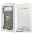 GUESS iPhone 17 Air GUHCP17MP4G4SMCW (4G PU Leather Case with Big 4G AND Classic Logo Metal Camera Frame) tok, barna