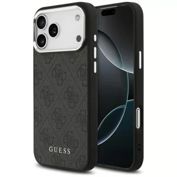   Guess 4G Classic Logo MagSafe case iPhone 17 Pro Max tok, fekete