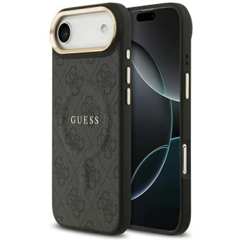   GUESS iPhone 17 Air MagSafe GUHMP17MP4MSEGCK (PU 4G W/ Classic) tok, fekete