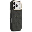 GUESS iPhone 17 Pro MagSafe GUHMP17LP4MSEGCK (PU 4G W/ Classic) tok, fekete