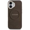 GUESS iPhone 17 MagSafe GUHMP17SPSAMSECW (PU W/ Peony Hot Stamp) tok, barna